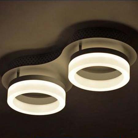 2Heads Round Shape Ceiling Light