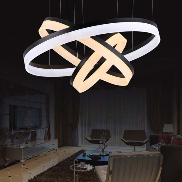 3 Rings LED Pendant Light